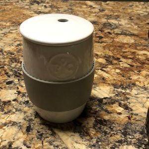 Pampered chef egg cooker never used
